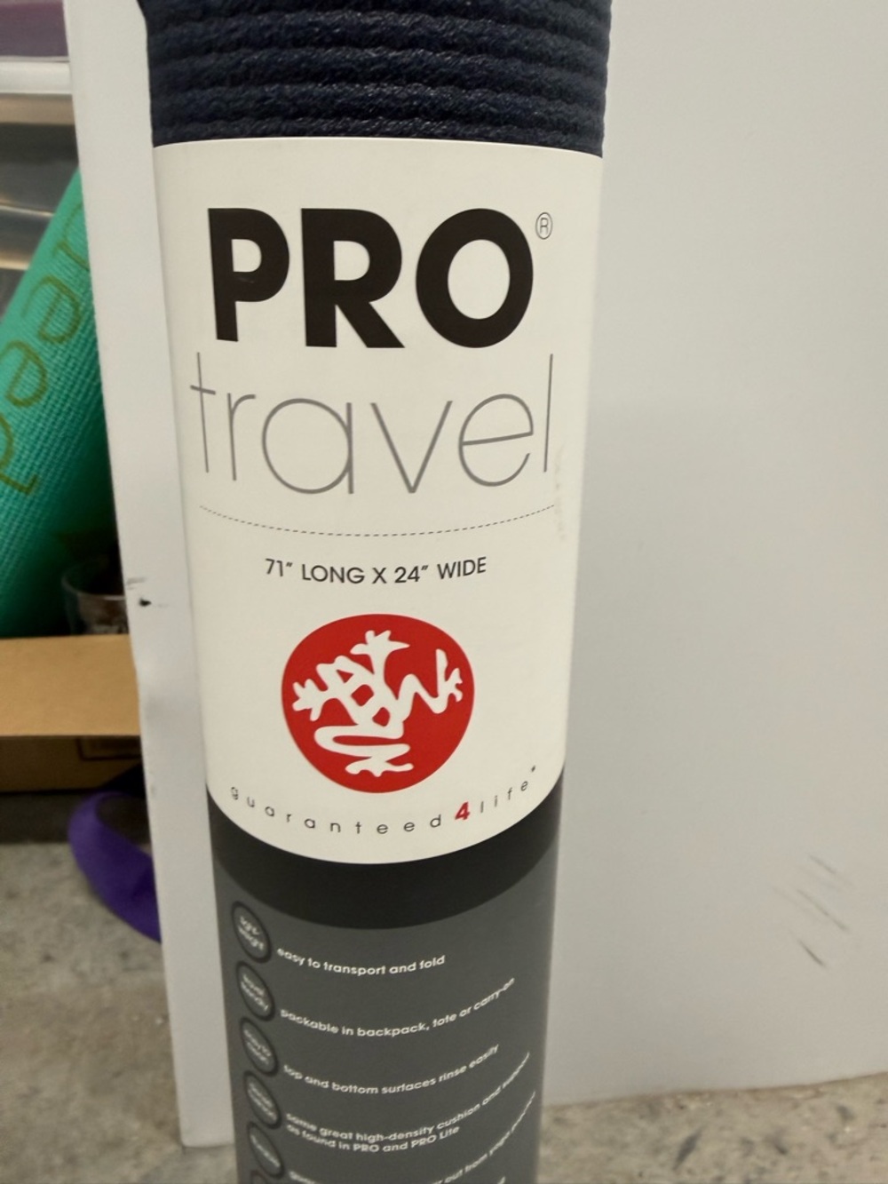 manduka PRO Travel Yoga Mat - Navy